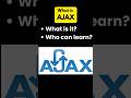 How to Master AJAX in 2025 Skills, Certifications, and Jobs #AJAX#WebDevelopment#JavaScrip