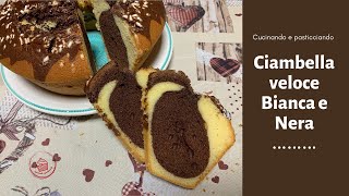 CIAMBELLONE BIANCO E NERO VELOCE-BIMBY TM6-@cucinandoepasticciando