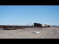 rb morning train video bnsf 6658 wb manifest train mp 737 needles sub railfanning bnsf