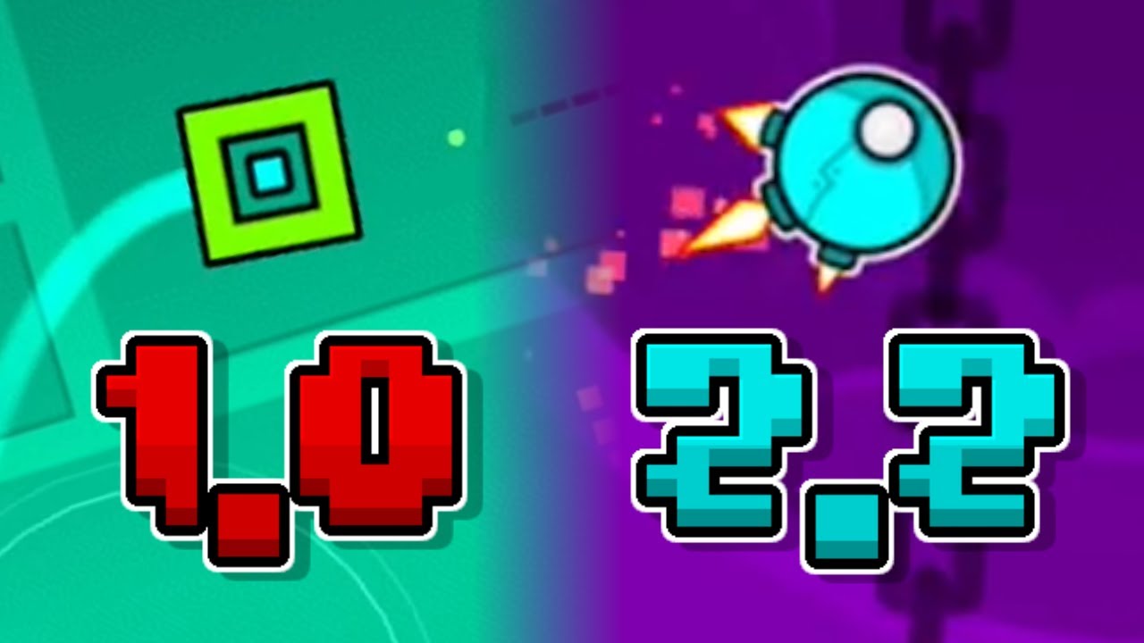 The Complete History Of Geometry Dash: Ranking Every Update - YouTube