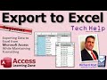 Exporting Data from Microsoft Access to Excel With Formatting