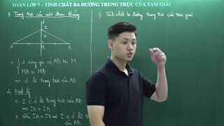 Toán lớp 7 - Tính chất ba đường trung trực của tam giác - Thầy Lê Ngọc Diên