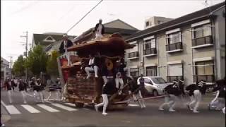 2014/10/11.12 大和高田のだんじり 大和地車 鳴り物練習・昼の曳行