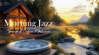 Jazz At Sunset Lakeside | Relax Your Morning With Smooth Jazz To Boost Your Mood