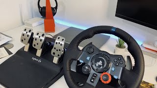 Logitech G29 Steering Wheel for Playstation | Unboxing | ASMR