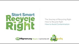 askHRgreen.org in partnership with TFC Recycling • Recycle Right: How to Avoid Contamination