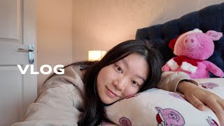 英国生活日记：感冒宅家vlog，cover letter这样写｜Tkmaxx购物分享，925纯银手链｜M\u0026S玛莎的圣诞小猪床上用品太舒服｜清淡好吃的川菜，蘑菇白菜圆子汤｜33%独居生活时光