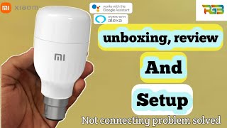 Mi LED Smart Color Bulb B22 || Mi LED Smart Color Bulb (B22 ) Unboxing And Review + Setup