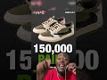 150 000 pairs air jordan 1 travis scott olive 🫒