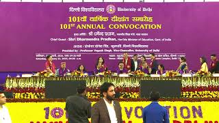 101st Annual Convocation of University of Delhi