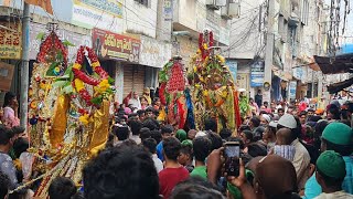 నంద్యాల మెయిన్ బజార్ || లోని జమాల్ బాషా దర్గా || దగ్గర పీర్ల సందడి || NANDYAL