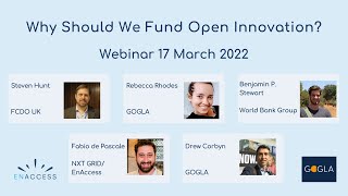 Why should we fund open innovation in Energy Access?
