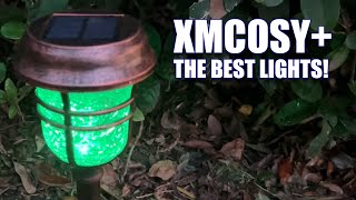 XMCOSY+ Outdoor String Lights & Solar Pathway Lights
