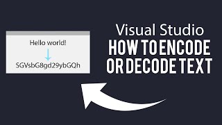 How To Encode/Decode Text In VB.NET
