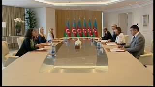 Mehriban Əliyeva Rouz Qotemöllerin rəhbərlik etdiyi nümayəndə heyəti ilə görüşüb