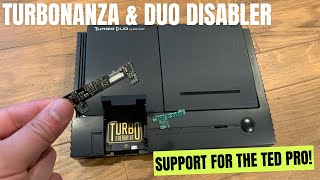 Installing the Turbonanza and Duo Disabler on the Turbo Duo! Add crisp RGB and flashcart support