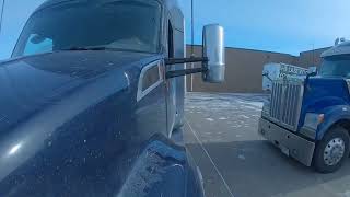 trucking through winter. North Dakota vlog #trucker #trucking #fyp #youtube #trending #cdl