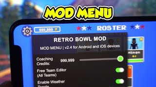Get Unlimited Credits Hack for Retro Bowl iOS Android Easy Tutorial