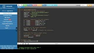 Python Random Password Generator | Technohacks Edutech Internship