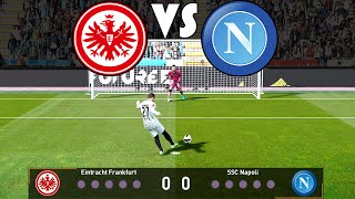 Eintracht Frankfurt VS Napoli | UEFA Champions League UCL | PES 2023 | PENALTY SHOOTOUT