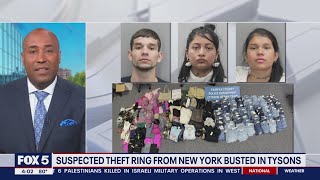 Suspected theft ring from New York busted in Tysons