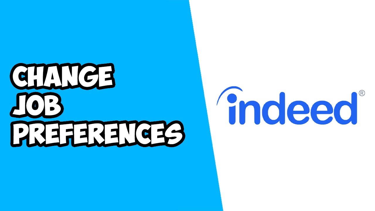 How To Change Job Preferences On Indeed - YouTube