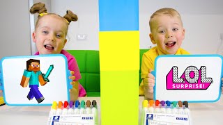 Who Knows Better?! Funny video for kids from Gaby and Alex