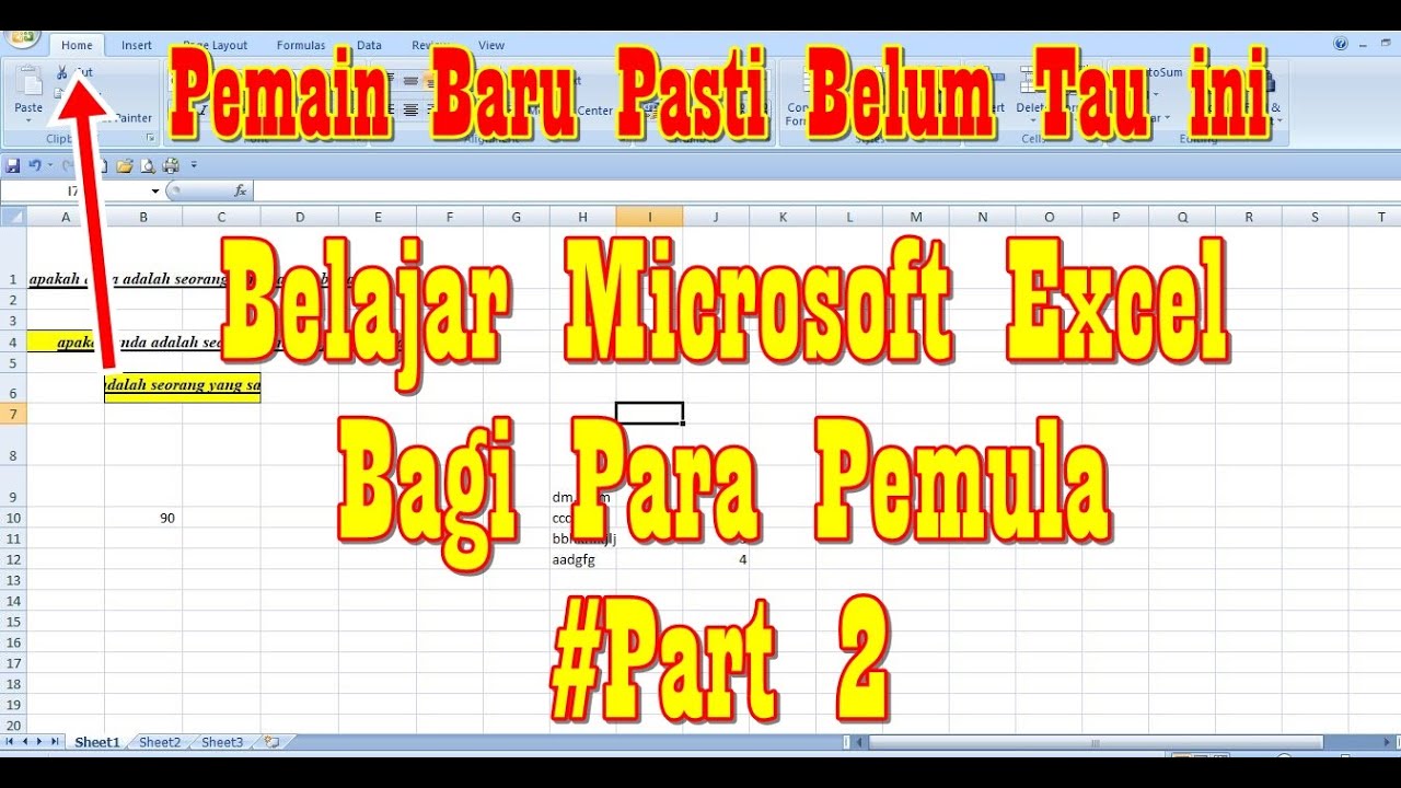 Belajar Microsoft Excel 2007 Untuk Pemula Dan Mengenal Fungsi Ikon Pada ...