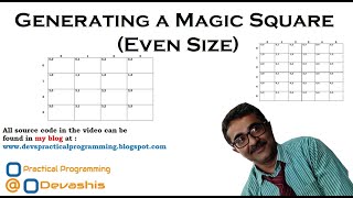 Magic Square (Even sized)
