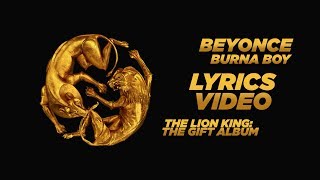 Beyonce: Burna Boy - The Lion King : The Gift