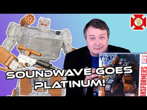 TRANSFORMERS SOUNDWAVE Platinum Edition Review  Cassettes!
