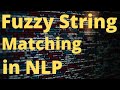 Fuzzy String Matching in Natural Language Processing | NLP