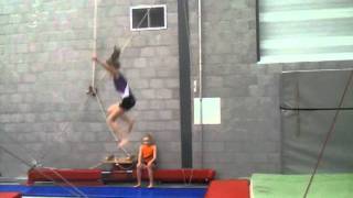 Eva de Greeuw temposalto dubbelsalto trampoline