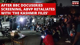 After BBC Docuseries Screening, ABVP Retaliates With 'The Kashmir Files' | Hyderabad News