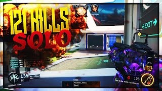 CRAZY 121 KILLS *SOLO* w/ MAN O WAR!! Man O War 100+ Kills Solo (COD BO3)