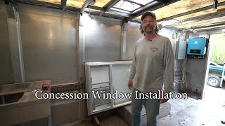 Concession Window Installation in a Food Truck