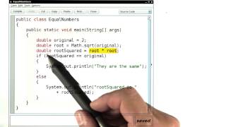 Comparing Decimals - Intro to Java Programming