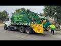 Waste Management: Peterbilt 348 McNeilus Rear Loader Garbage Truck