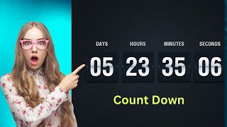 Create a Countdown Timer | JavaScript Project for beginner | html | CSS