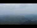 sangama river confluence point 4k drone view kanakapura near mekedatu karnataka india