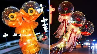 LED Luminous Balloon Rose Bouquet - Surprise Gift ideas 2021