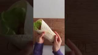 طريقة لف الساندويتش بخبز طاكوس -  🌮Taco Sandwich