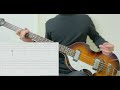 【help 】左利きでビートルズのベース弾いてみた／the beatles bass cover with left handed style