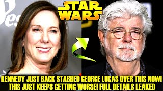 Kathleen Kennedy Just Back Stabbed George Lucas! This Is Horrible (Star Wars Explained)