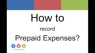 How to record Prepaid Expenses?