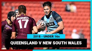 Queensland v New South Wales | 2018 | Under 16s State of Origin | Full Match Replay | NRL