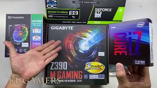 Upgrade intel Core 2 Duo to intel Core i7 9700K GIGABYTE Z390 M GAMING Thermaltake UX200 GTX1650