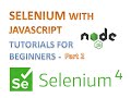 Selenium Tutorial For Beginners using Javascript  | Find Element | Click | Send Keys | NodeJS |