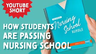 How Students Are Passing Nursing School #shorts #nurseinthemaking #nursingbundle #nursingnotes