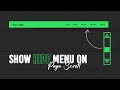 How to Hide Navbar on Scroll Down & Show on Scroll Up using Javascript